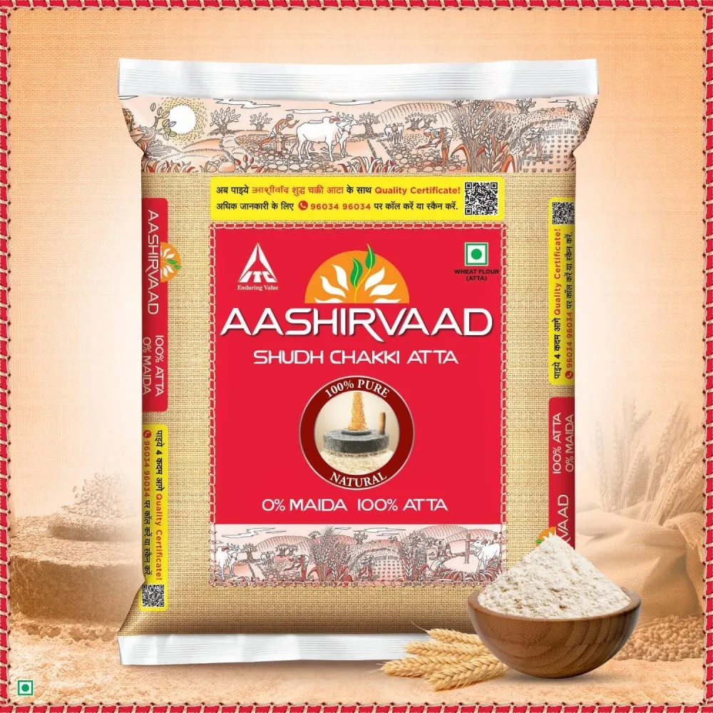 Aashirvaad Shudh Chakki Atta (100% Atta, 0% Maida) (10 kg)
