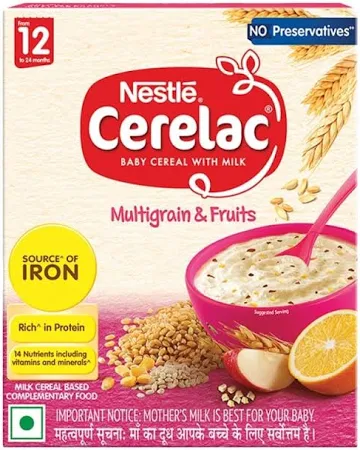 Nestle Cerelac Multigrain & Fruits Baby Cereal