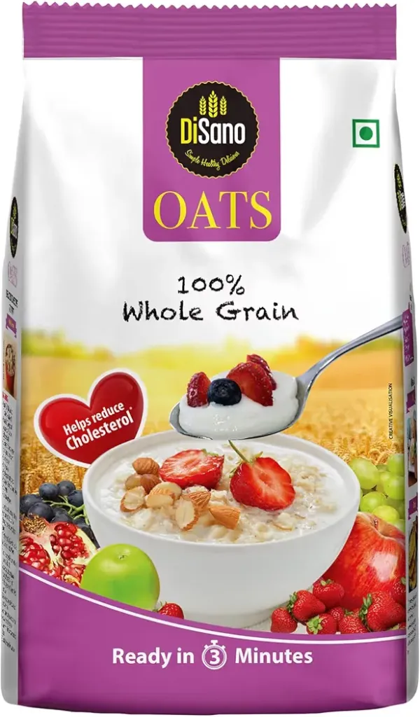 Disano Oats, 100% wholegrain, Pouch 1 kg