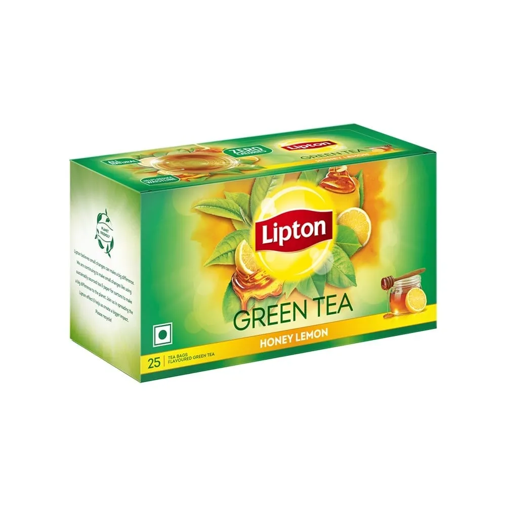 Lipton Honey Lemon Green Tea Bags (25 bags)