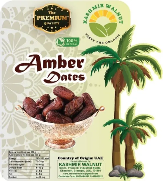 Amber Premium Dates 500gm (1kg)