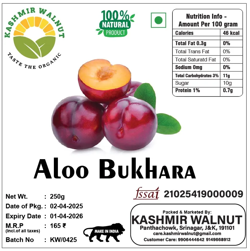 Aloo Bukhara 250g