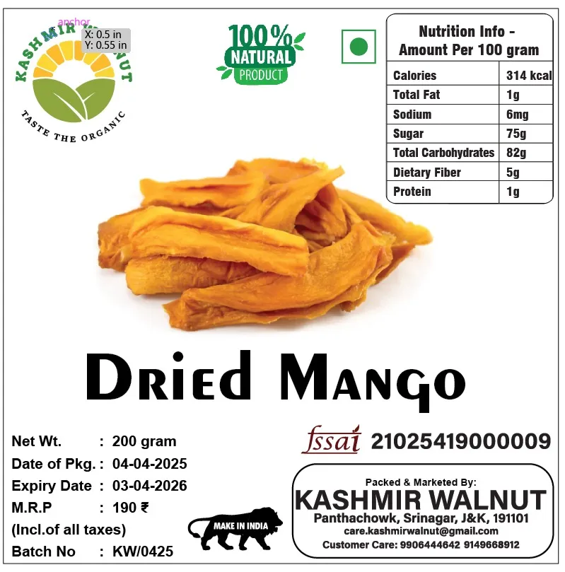 Dried Mango 200gm